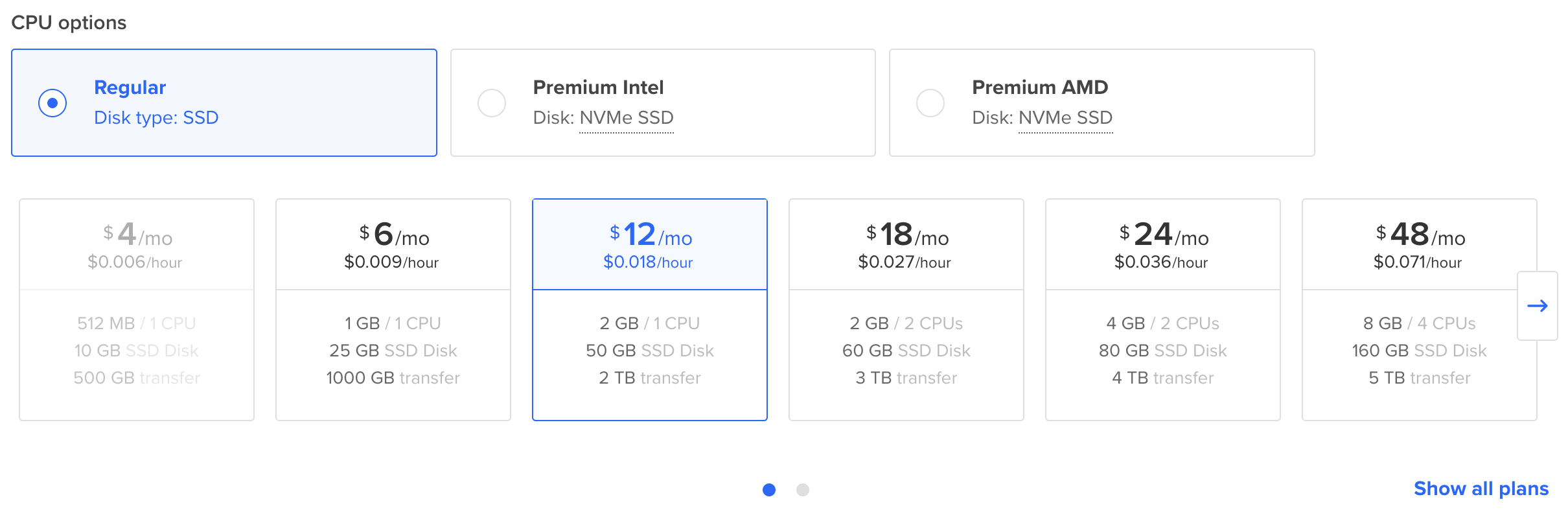 2GB Droplet Type